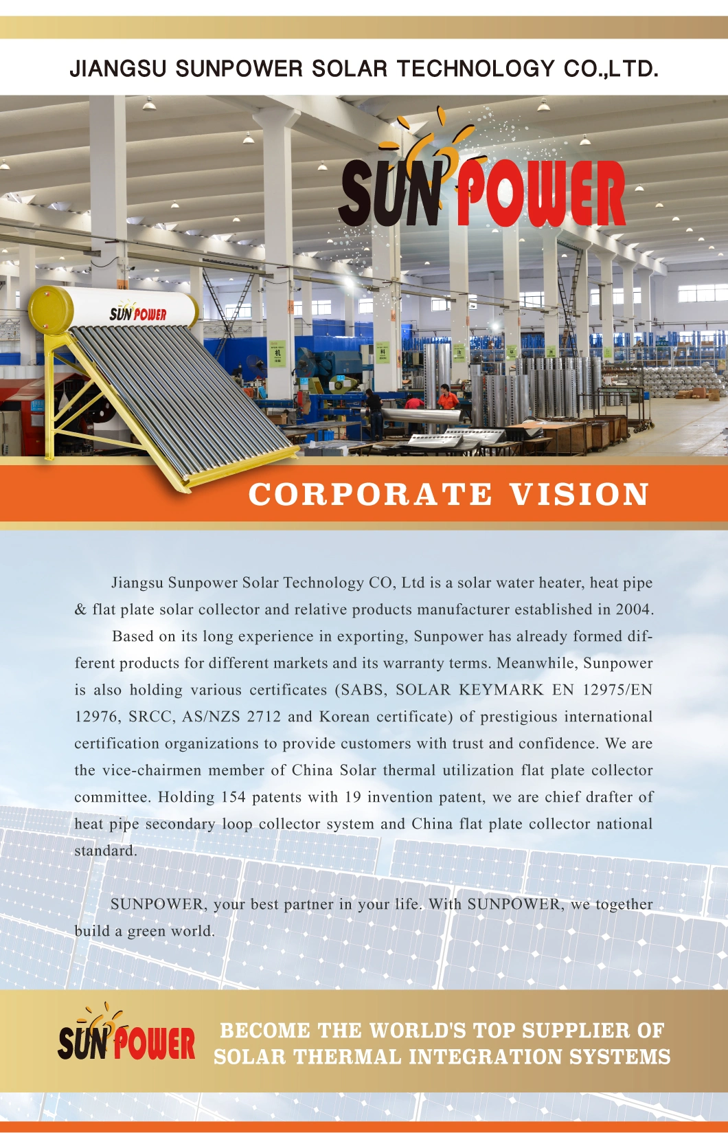 Solar Energy System Product Made in China