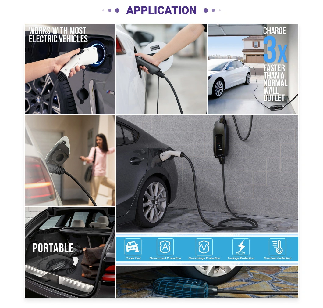 SAE J1772 Cable Type 1 EV Charger Connector