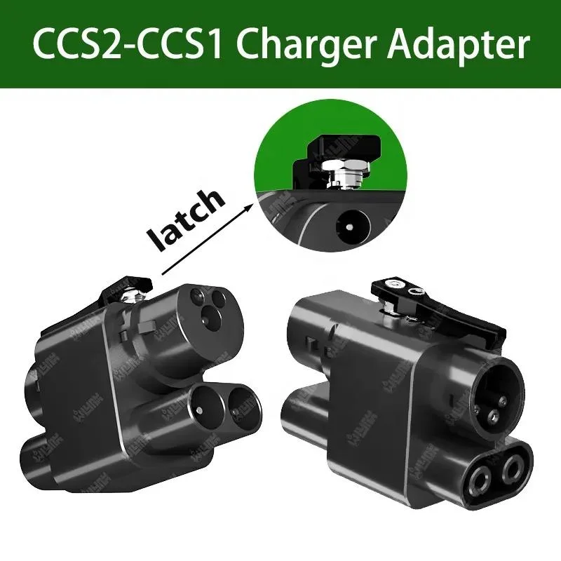 up to 250kwt Supercharger CCS2 to CCS1 Combo Adapter, EV Charger Connector CCS Fast DC Charging